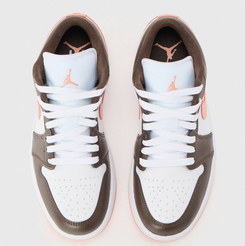 Nike Air Jordan 1 Low – Braun Weiß Retro Look