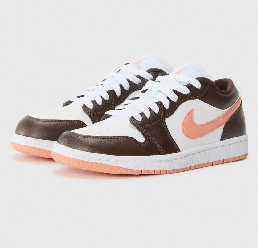 Nike Air Jordan 1 Low – Braun Weiß Retro Look