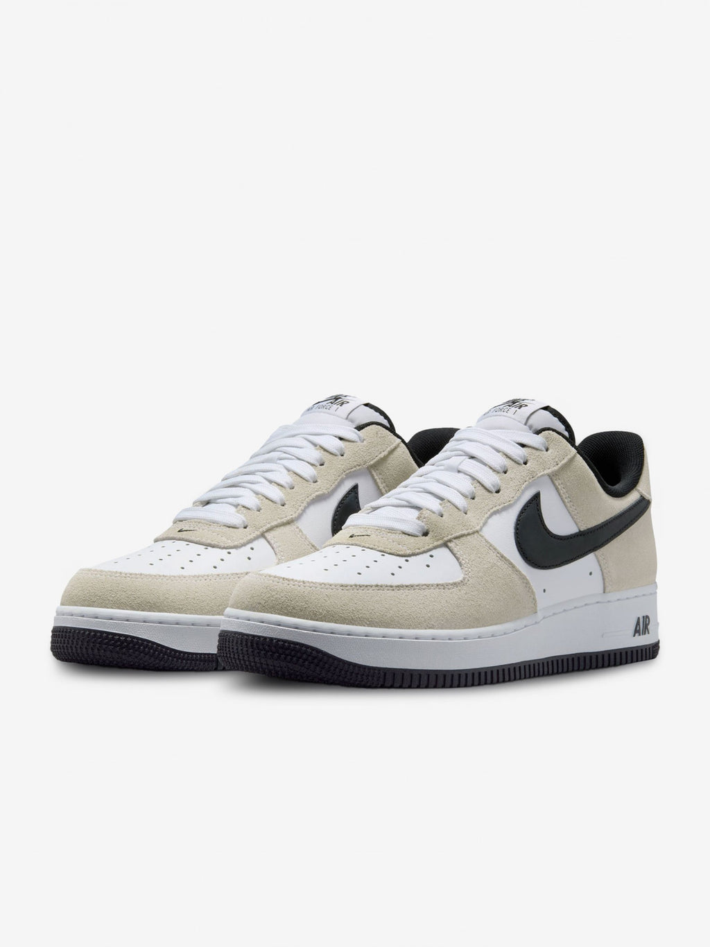 Nike Air Force 1 Low – Beige/Schwarz/Weiß