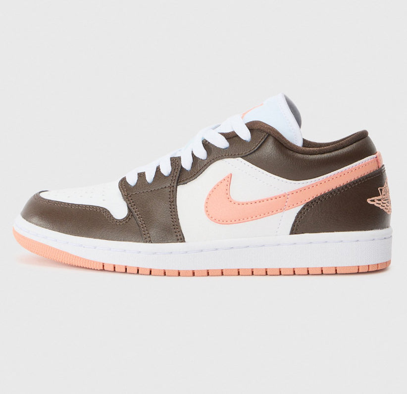 Nike Air Jordan 1 Low – Braun Weiß Retro Look